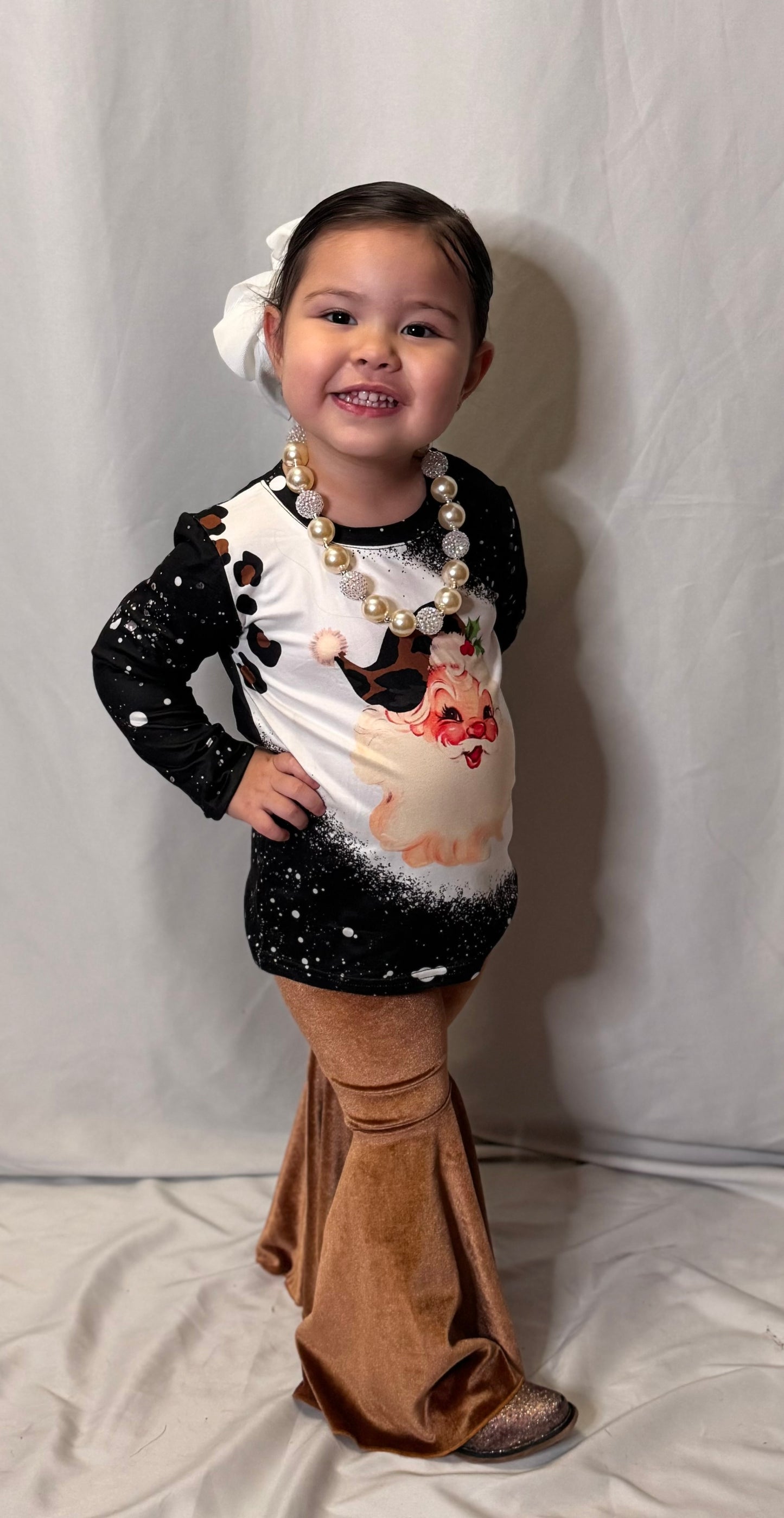 Leopard Christmas Toddler Set