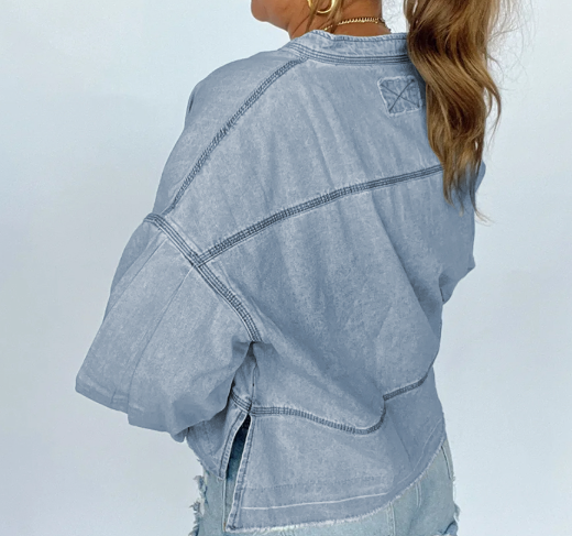Beaus Denim Blouse