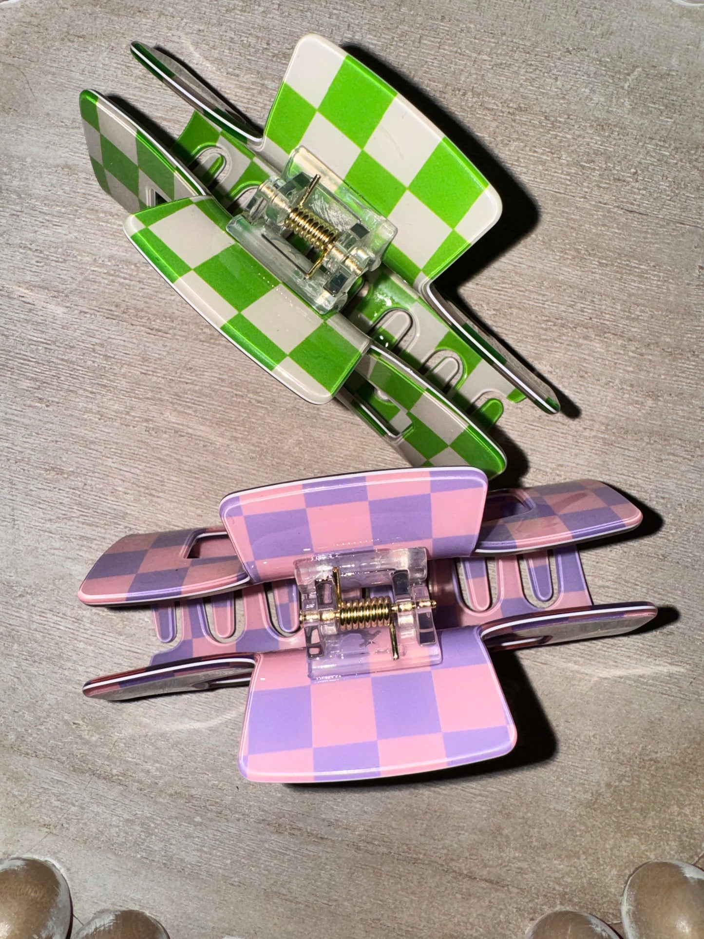 Checkered Claw Clip