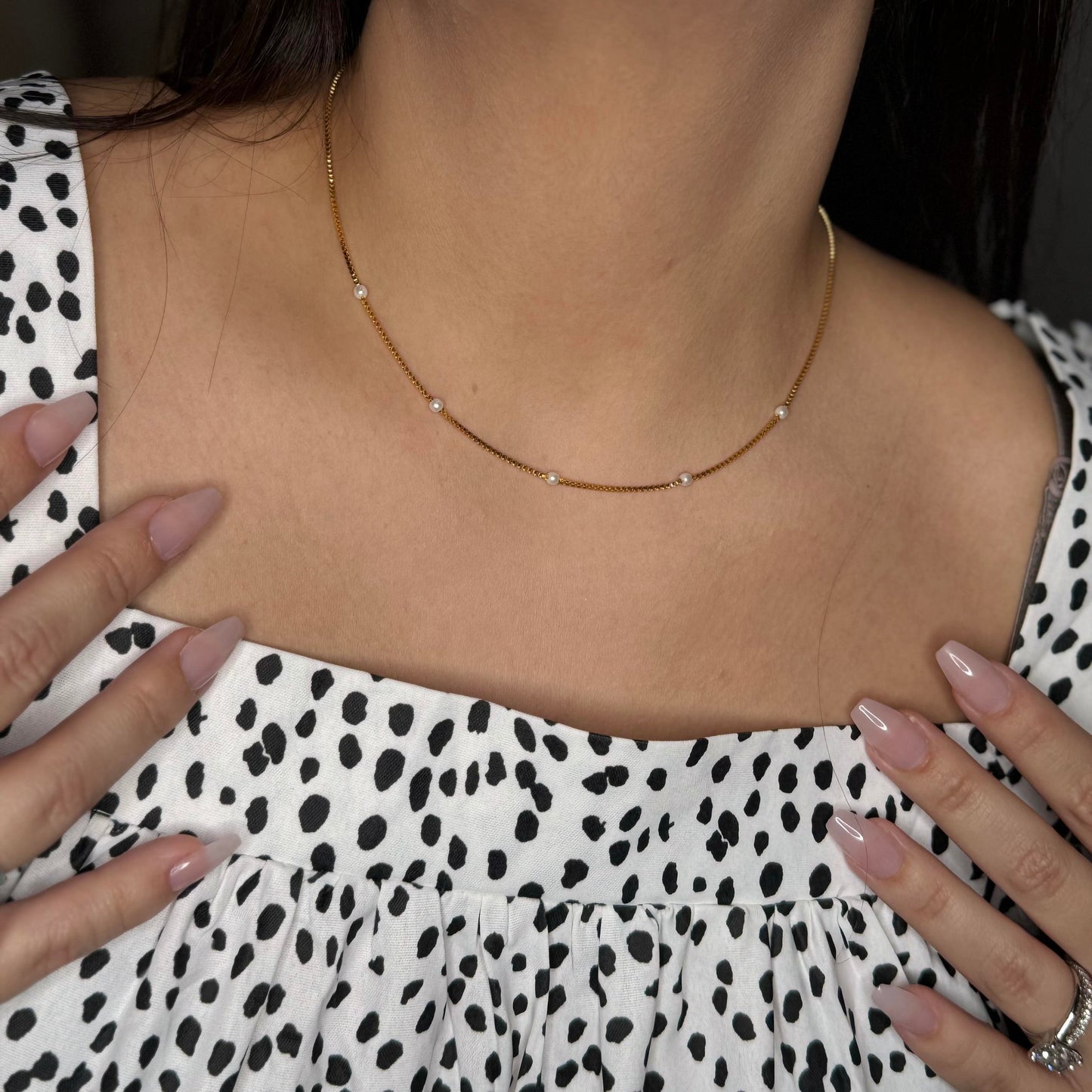 Gold & Pearls Necklace