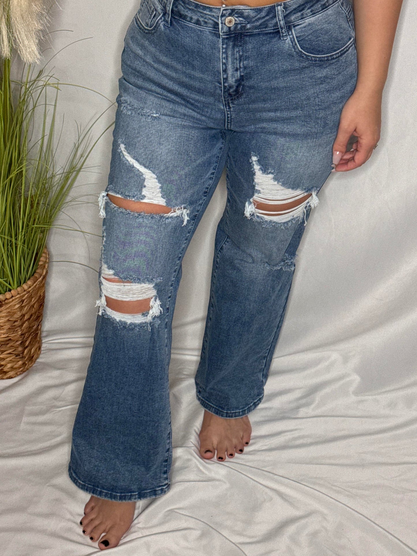 Denim Dream Distressed Jeans