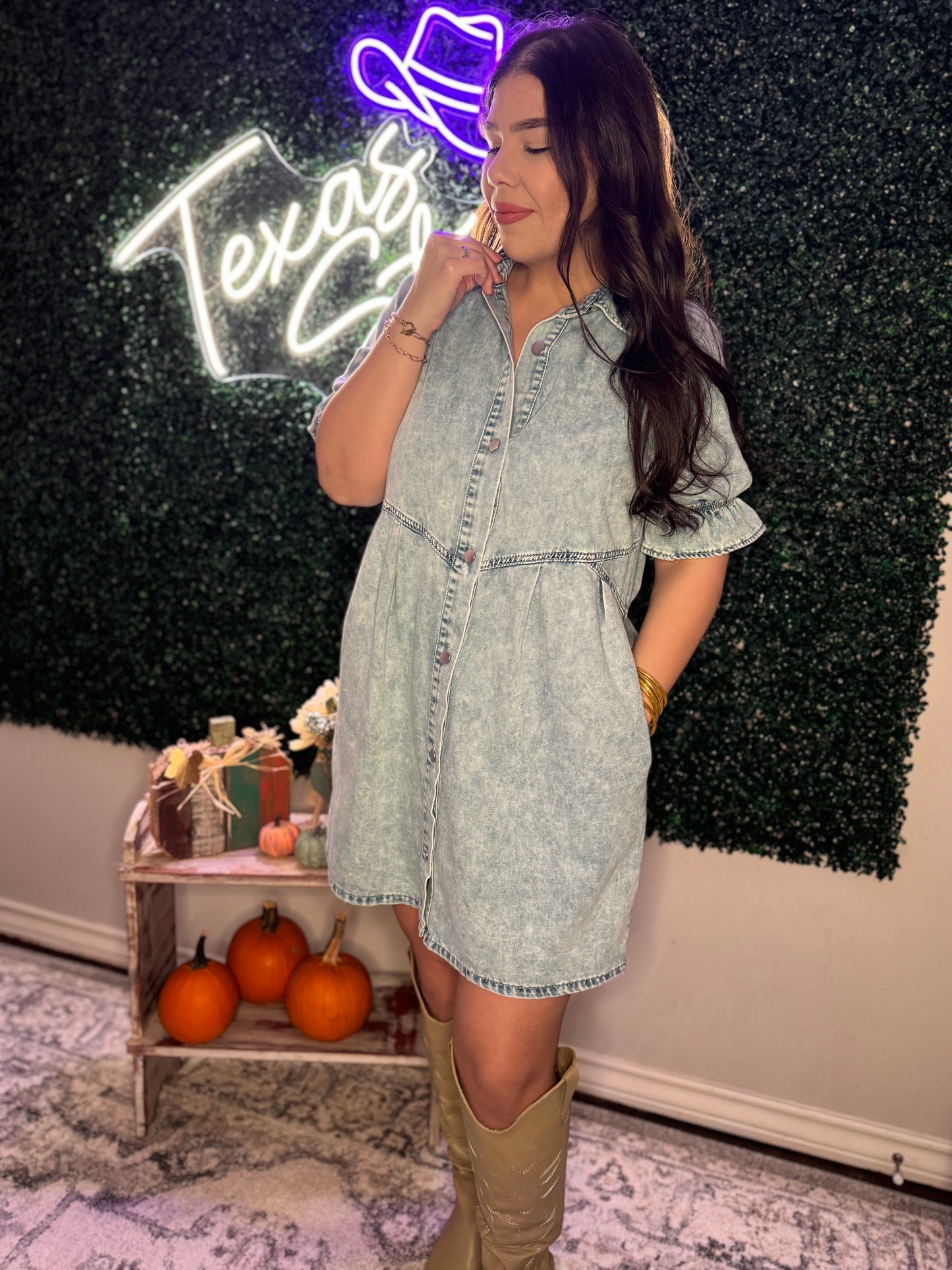 Denim Cowgirl Dress