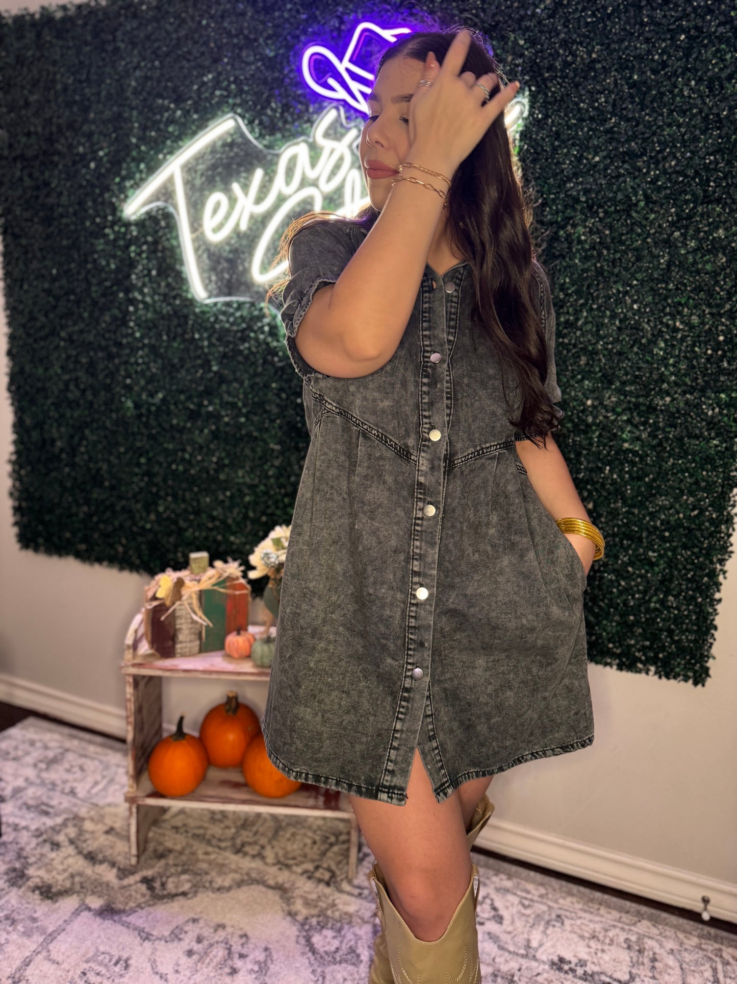 Denim Cowgirl Dress