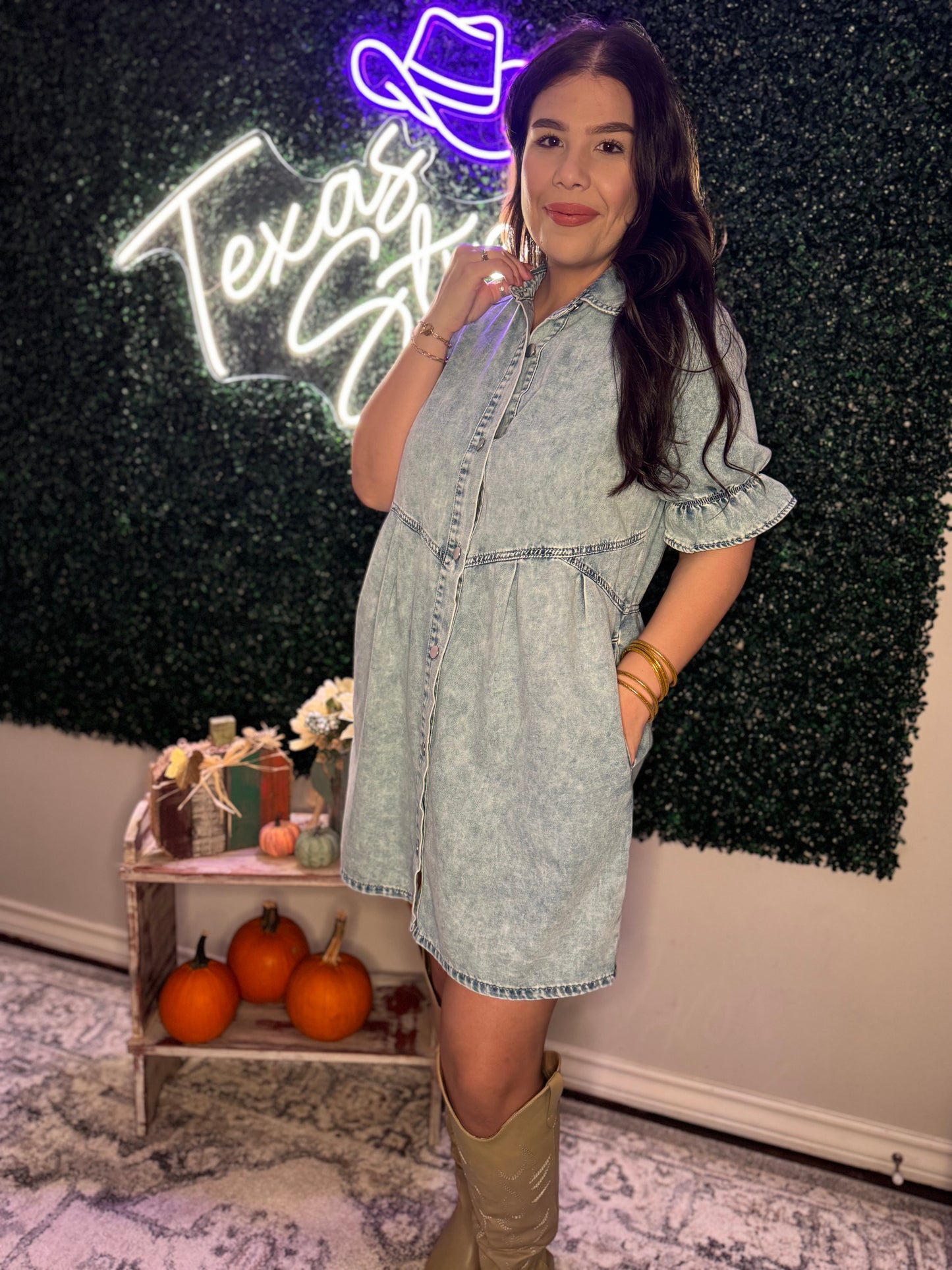 Denim Cowgirl Dress