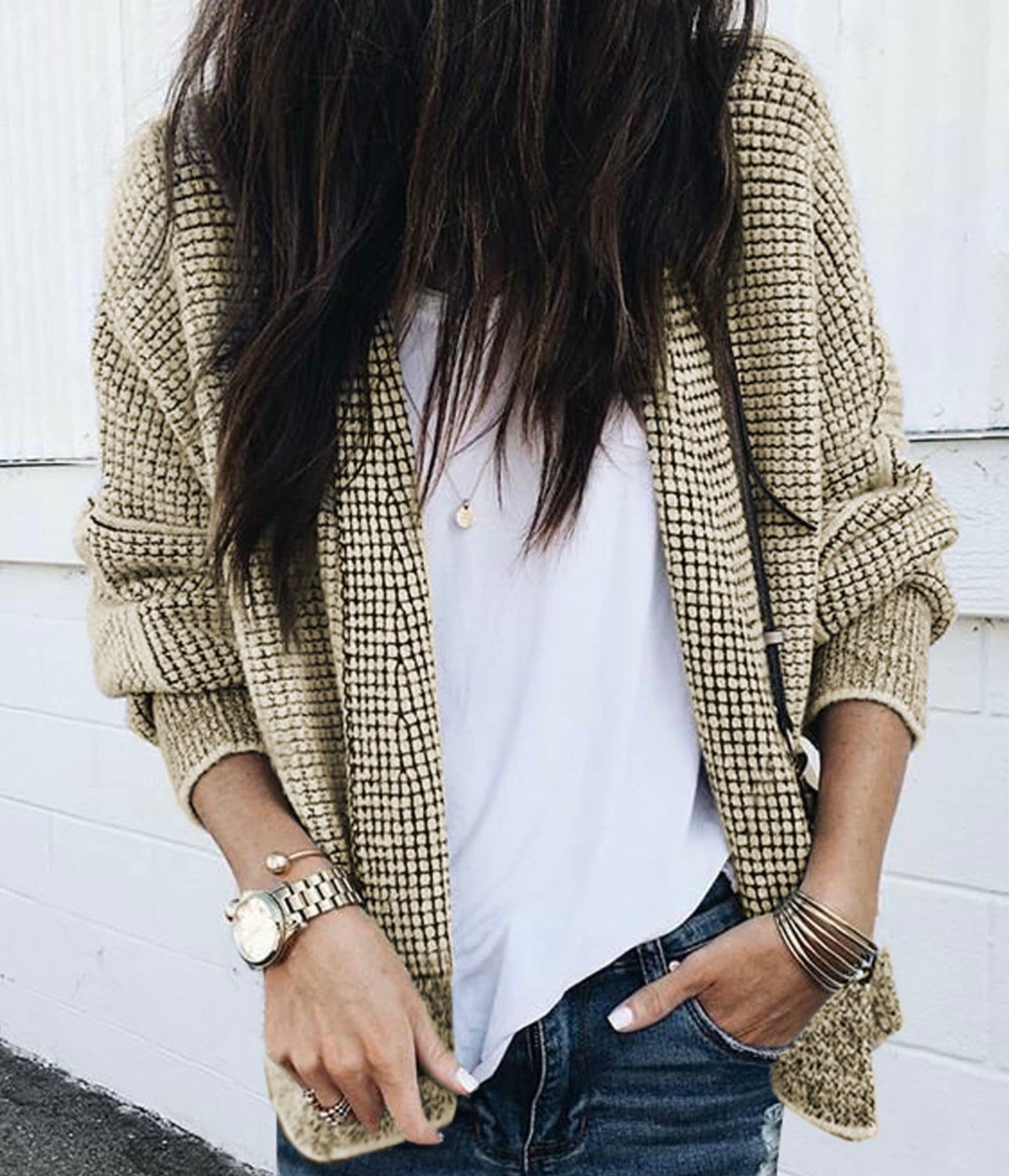 Beige Knit Sweater