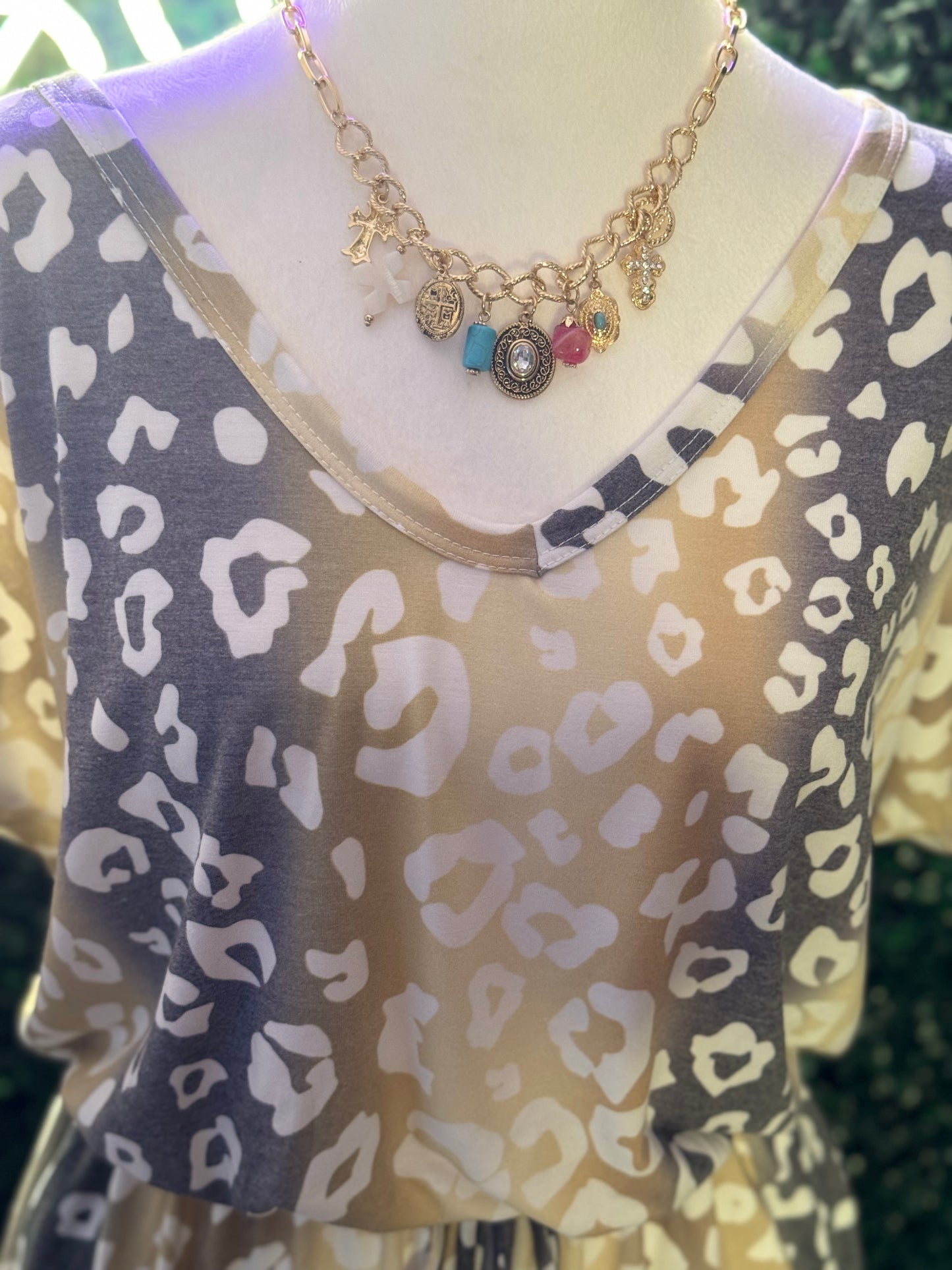 Teagans Leopard Print Romper