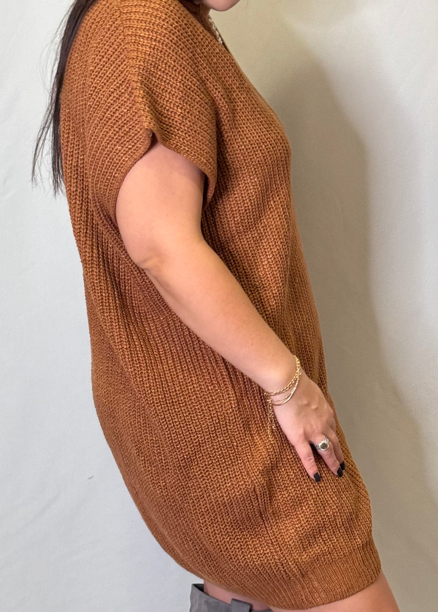 Rust Sweater Dress