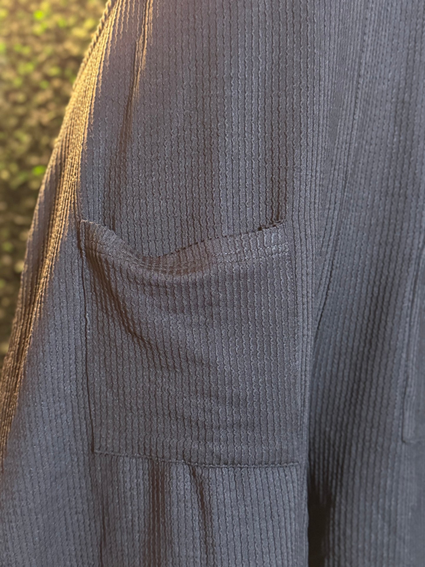 Twist Knitted Knot Strap Pocket Romper