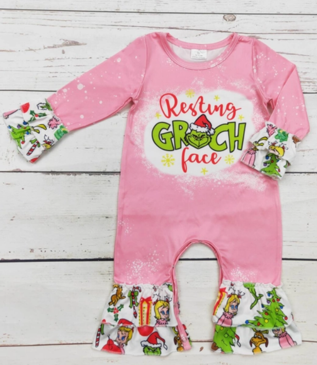 Resting Grinch Face Toddler Fit