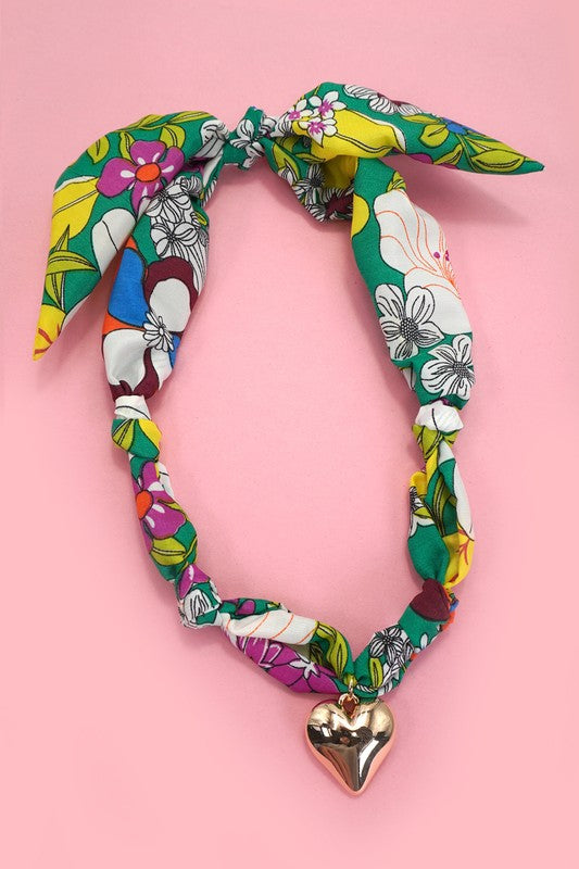 Fabric Scarf Necklace