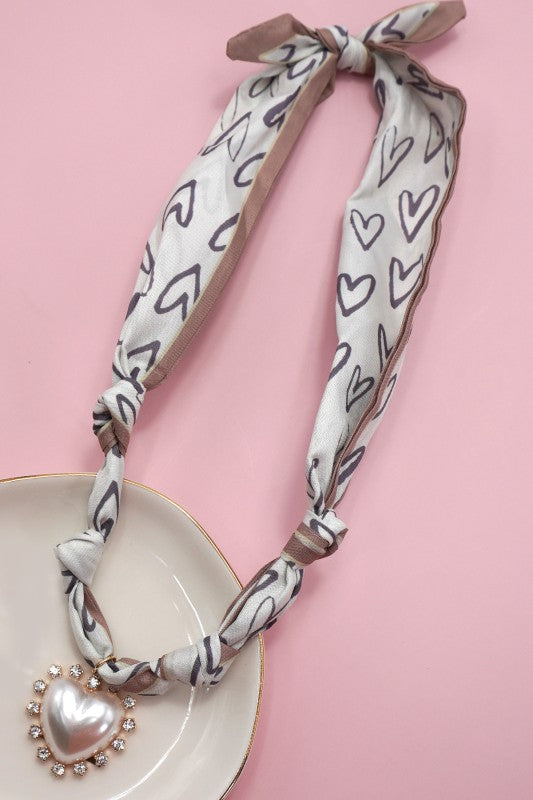 Fabric Scarf Necklace