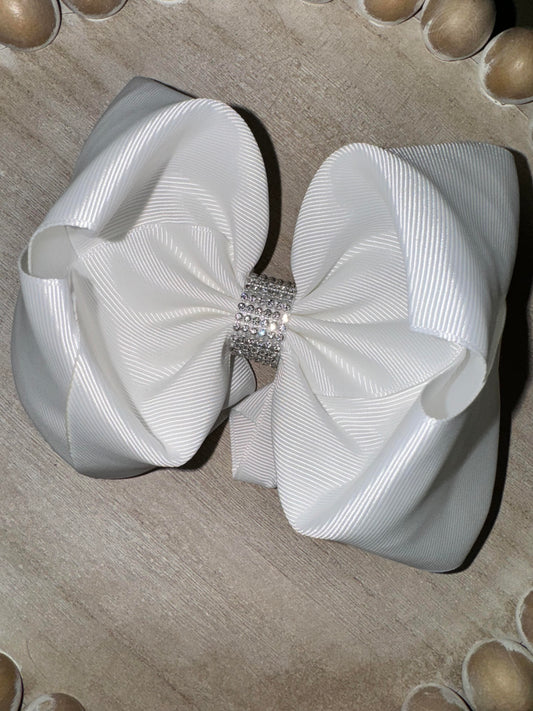 Texas Toddler Rhinestone Center Knot Hair Bow