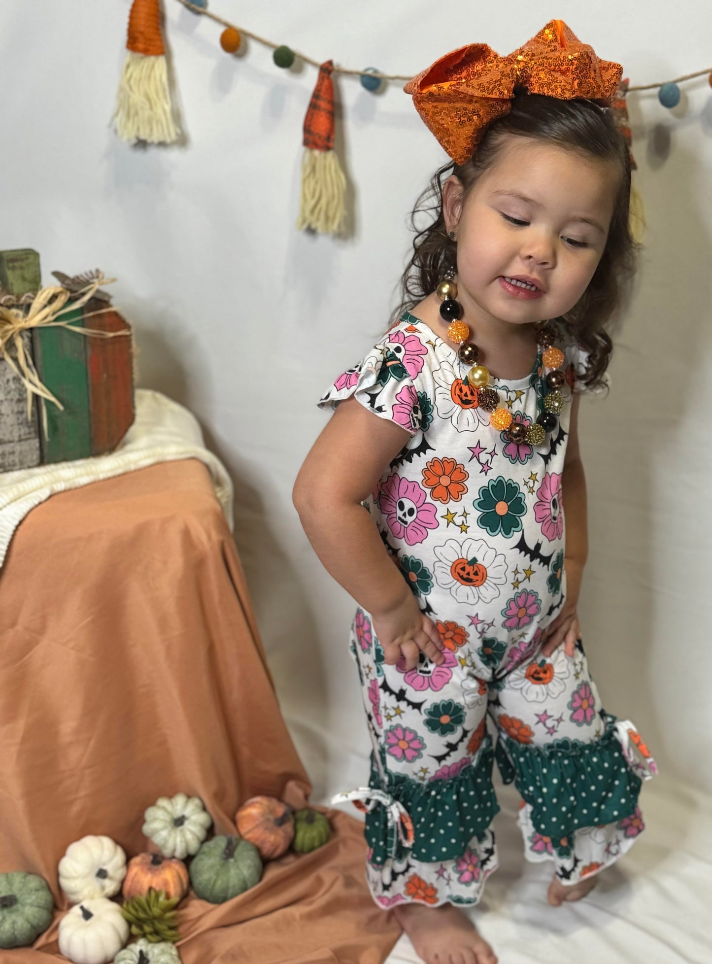 Texas Toddler Halloween Polka Dot