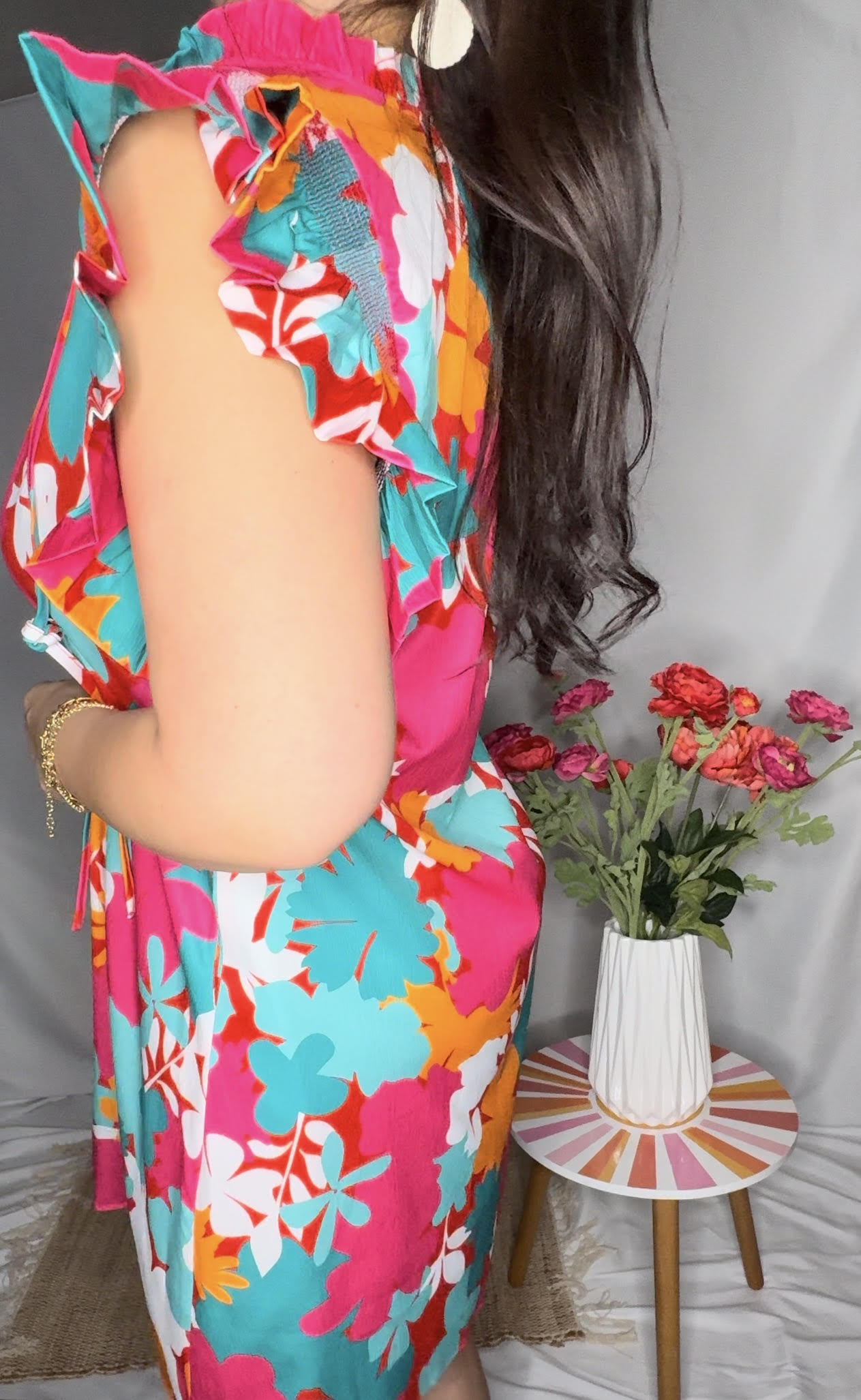 Floral Poppy Dress